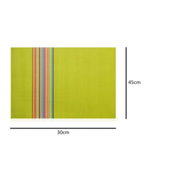 SYGA Set of 4 Coffee Cup Design Washable Table Mats, Place Mat(Green)
