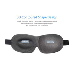 SYGA 3D Sleep Eye Mask Blindfold, Eye Mask Lightweight & Grea for Travel, Shift Work & Meditation, 3D Contoured Night Blindfold Sleep Mark for Men Women (Gray