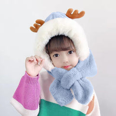 SYGA Baby Winter Beanie Hat Animal Shaped Warm Cap(2-6 Year) SkyBlue