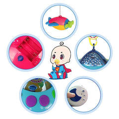SYGA Remote Operated Baby Musical Mobile Cot Crib Bed Bell Dreamful Bed Ring Toy
