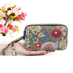 MOMISY Women's Girls Clutch | Zipper | Ladies Purse Wallet Girls (Dahila)