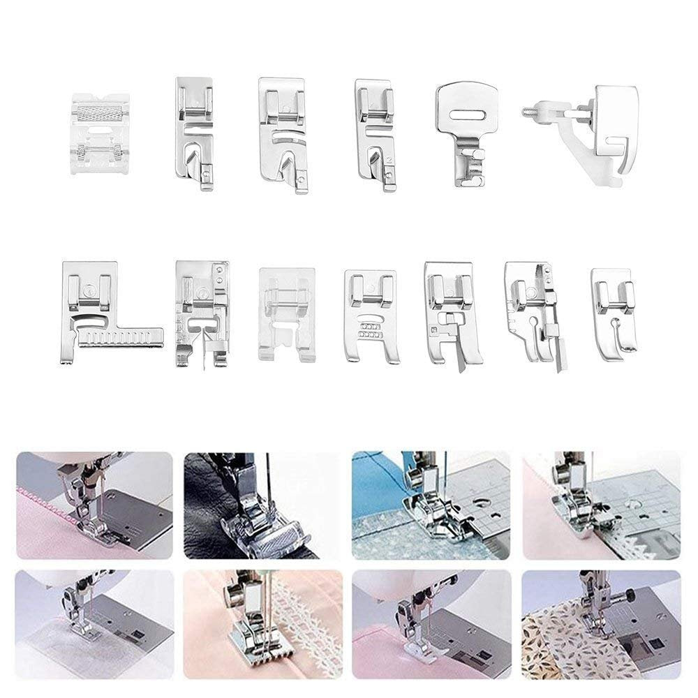 Syga 32 Sewing Machine Presser Foot Feet Kit fit for Brother Singer Janome