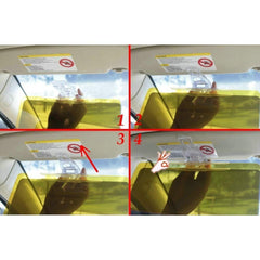 SYGA Car Vision Clear Tool HD Transparent Windshield Car Sun Visor Day Night Vision Anti-Glare Anti-Dazzle Mirror