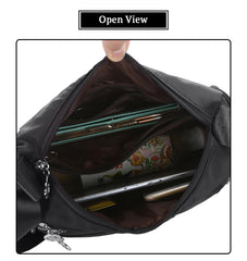 SYGA Women's Small Crossbody Bag, Waterproof Nylon,Sling Bag(Black)