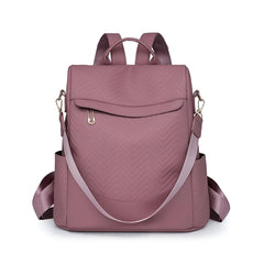 SYGA Women Stylish Backpack – Elegant Chevron Pattern with , Ideal for Travel, Work, and Daily Use