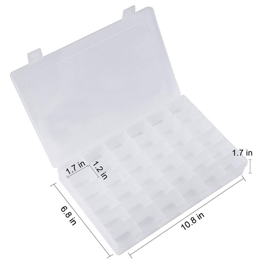 SYGA 36 Section Detachable Creative DIY Nail Finishing Storage Rubber Jewelry Bait Eyelashes Earrings Medicine Box_Large