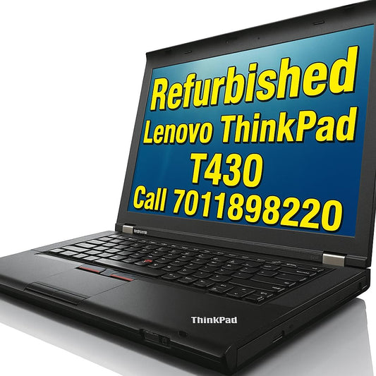Certified Refab ThinkPad T430 Core i5 3320m – 8GB RAM, 128GB SSD 14", Win 10 Pro, Professional Business Laptop