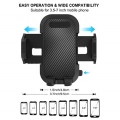 SYGA Car Phone Mount,Washable Strong Sticky Gel Pad with One-Touch Design Car Mobile Holder