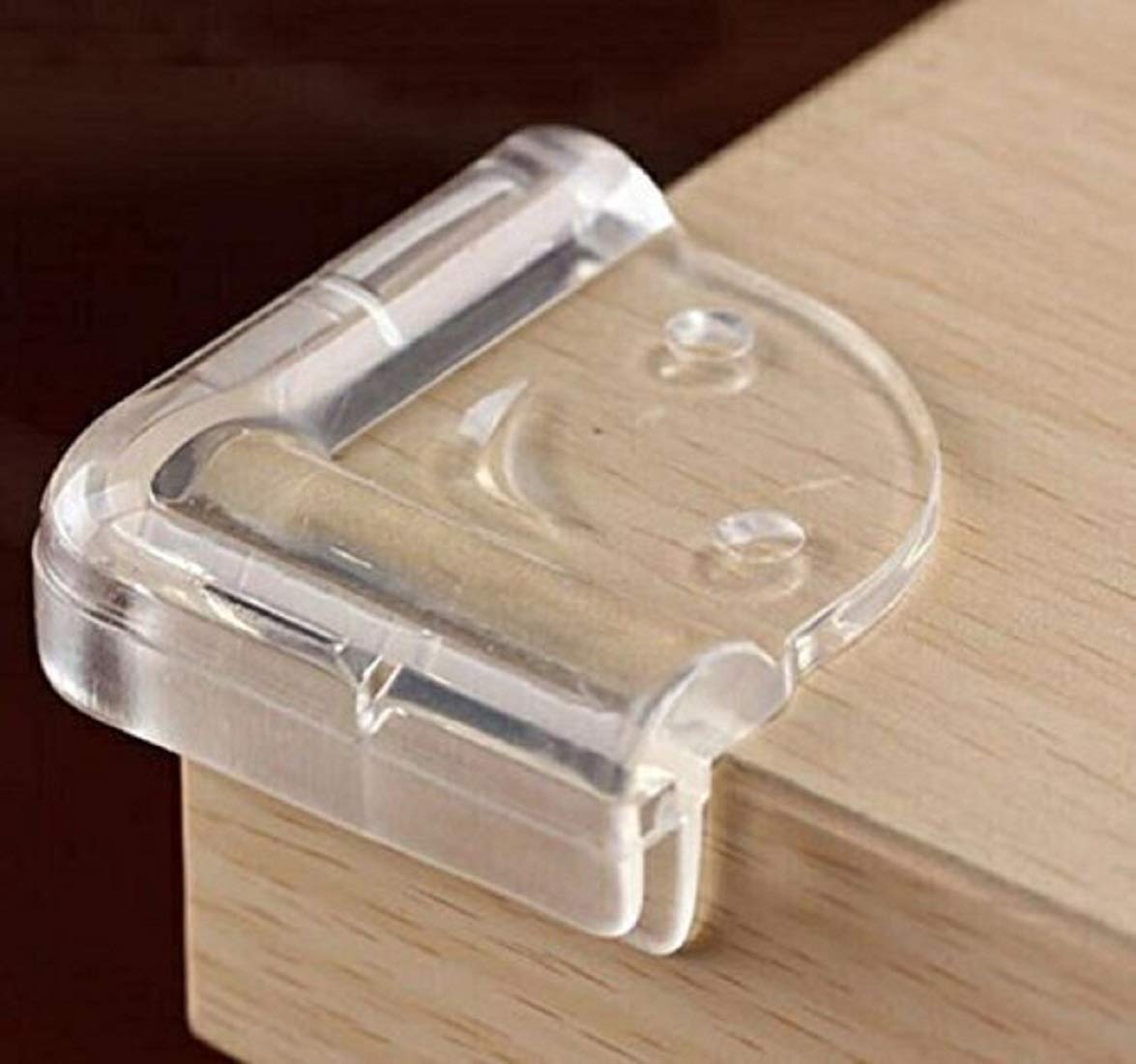 SYGA Set of 4 Transparent C Shape Baby Safety Corner Gaurd Baby Proofing Corner Protector