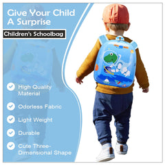 SYGA Children's School Bag Cartoon Backpack Oxford Kids Chest Multi-Purpose Baby Bag for 2-4 Years Kids (Airplane)