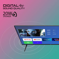 IBELL 80cm (32 inches) Smart LED TV - HD Ready, Android 9.0, Smart Features, Crisp Display, Sleek Design (Black)