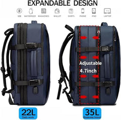 Red Lemon Titan Ultrafit Plus Bange Series 15.6-inch Laptop Bags Backpacks for Men and Women 45L Outdoor and Camping 3in1 Office Bags,Travelling,Backpack (With Bottle Holder), Black