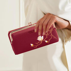 MOMISY Multi-Function Crossbody Bags for Women Mobile Purse Cell Phone Pouch with Adjustable Wide Strap Holder Pocket Small Purse Wallets Sling Bag Mini Shoulder Bags for Ladies Girls (Maroon)