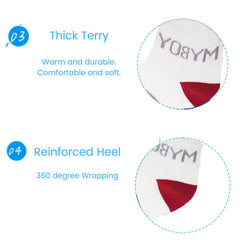 MOMISY 5 Pairs Baby Girl Boys Tube ankle Socks for Baby Girl BoysToddlers Infant kids(MYBOY, 6 Year to 8 Year)