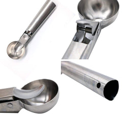 SYGA Stainless Steel Ice Cream Scoop Cookie Dough Scooper with Trigger Release for Watermelon, Frozen Yogurt Sorbet, Jelly
