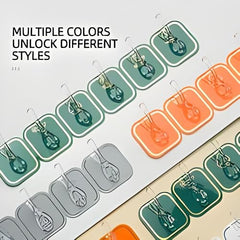 JIALTO 1 Pcs Wall Hanger Hooks | Strong Self Adhesive Magic Sticker Hook for Clothes, Towels & Accessories | 6 Hook Strip for Home, Bathroom & Kitchen - Transparent