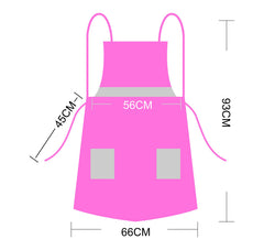 SYGA Black Dotted Design Waterproof Stylish Polyester Fiber Women Apron
