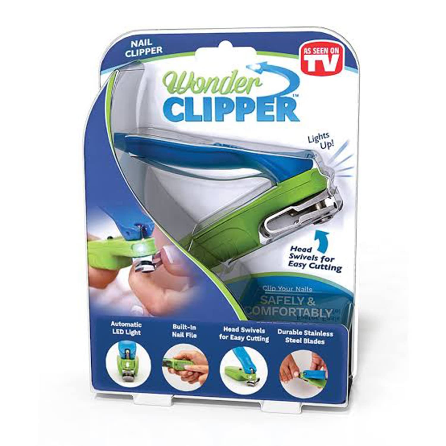 SYGA Nail Clipper with LED Light for Man, Women, Baby, Newborn Toddler and Finger Nails
