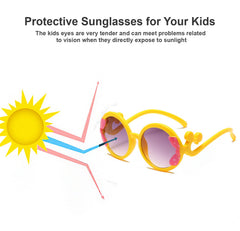 SYGA Kids Goggles, Modern Stylish Eyewears for Boy's and Girls, SideTie Style - Black- Pack of 1
