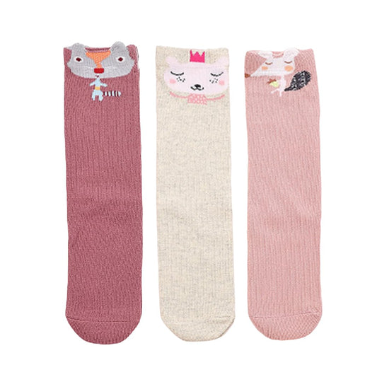 SYGA Baby Spring And Autumn Combed Cotton Long Tube Knee-High Baby Socks Autumn And Winter 9M - 24M