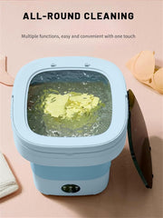 Portable Washing Machine, Mini Washer,16L Upgraded Large Capacity Foldable Washer.Deep Cleaning of Underwear, Baby Clothes and Other Small Clothes.Suitable for Apartments, Dormitories, Hotels.