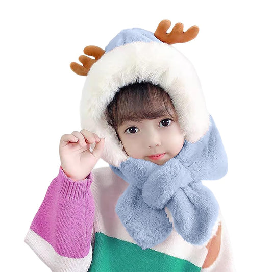 SYGA Baby Winter Beanie Hat Animal Shaped Warm Cap(2-6 Year) SkyBlue