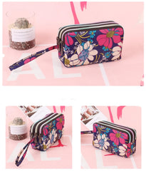 MOMISY Women's Girls Clutch | Zipper | Ladies Purse Wallet Girls (Sunflower)