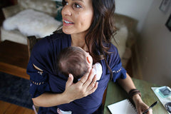 SYGA Baby Wrap Carrier, Navy Blue Child Sling, Perfect for Infants and Babies