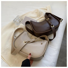 SYGA Fashion Small Bag Women's Bag Popular Shoulder Messenger Bag (DarkCream)