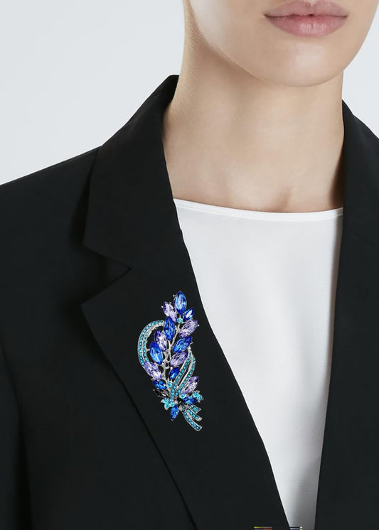 SYGA Brooch Pin Fashion Crystal Rhinestone Jewellery Pin Vintage Clothing Accessories Decoration Elegant Suit Corsage, Coat Pin, Brooches For Women & Men's- S222