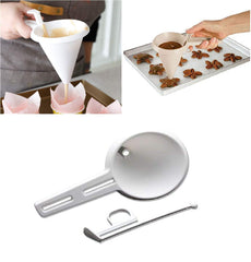 SYGA Adjustable Chocolate Funnel for Baking Cake Decorating Tools Kitchen Accessories Easy Operating Candy Funnel