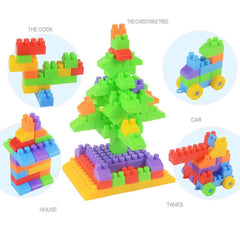 Syga 416 Pcs Toy Building Bricks Educational Game Blocks Kit for 3+ Children (Potli Bag)