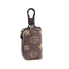 SYGA Car Key Bag Creative Style Car Zipper Fashion Protective Case for Men and Women(Star-Brown-Style-2)