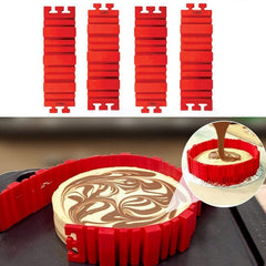 SYGA 4 PiecesNonstick Silicone Cake Mould Magic Bake Snake DIY Cake Mould Baking Tools