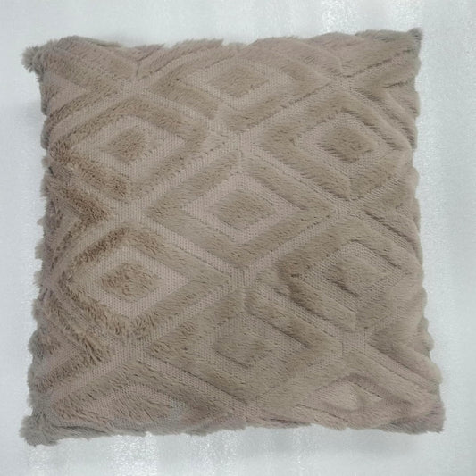 MOMISY Corduroy Cushion Throw Pillow Covers, Diamond, 45 x 45 cm, 18 x 18 inch (5, Khaki5)