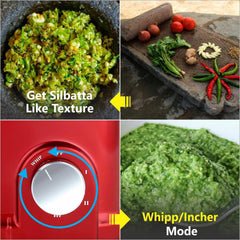 Rico Premium 1000W Juicer Mixer Grinder with Japanese Technology & Whip Mode for thick Grinding in Kitchen|3 Stainless Steel Jars & 1 Sipper for Smoothies|Warranty 5 Years on Motor & 2 Years on Mixer