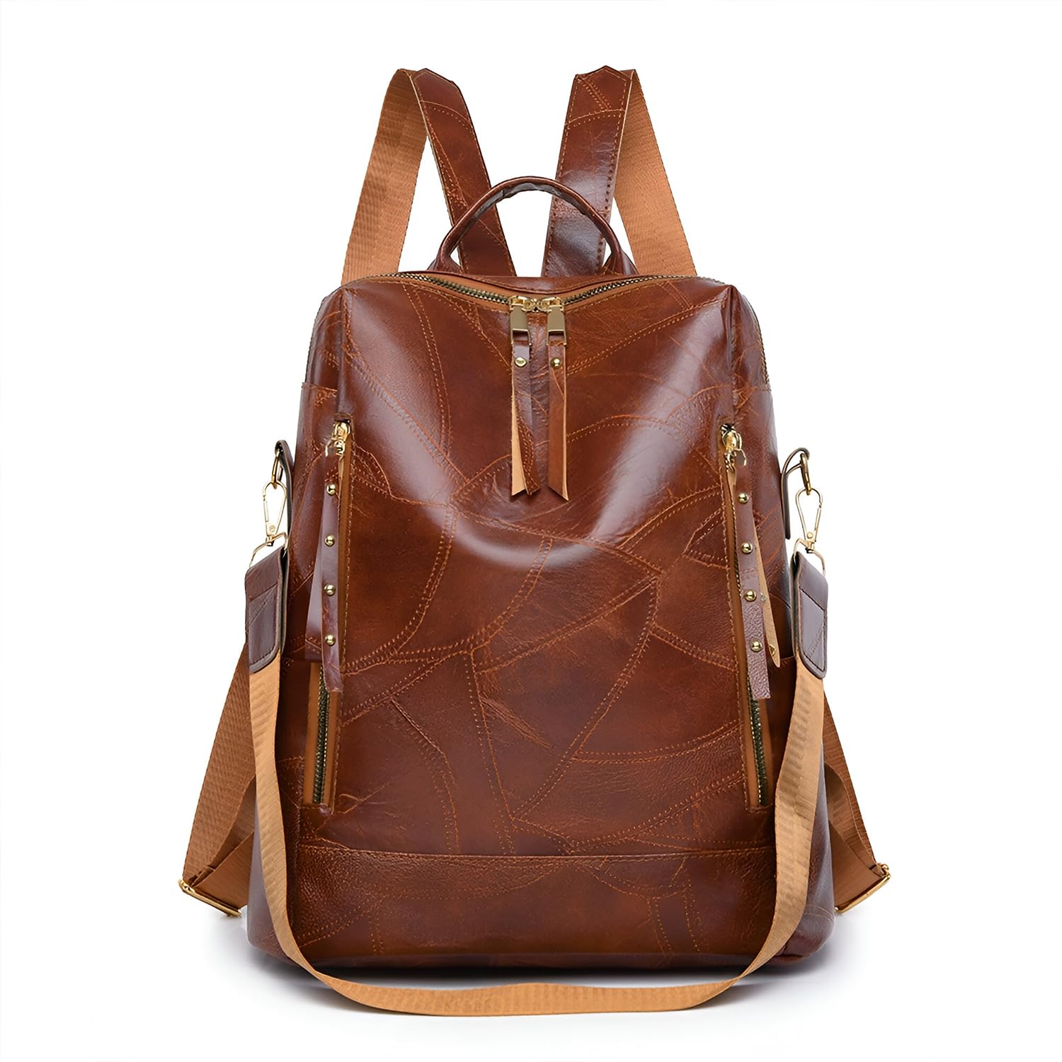 SYGA Women Soft Plaid Backpack – Lightweight Travel Bag with Digging Outer Bag Design