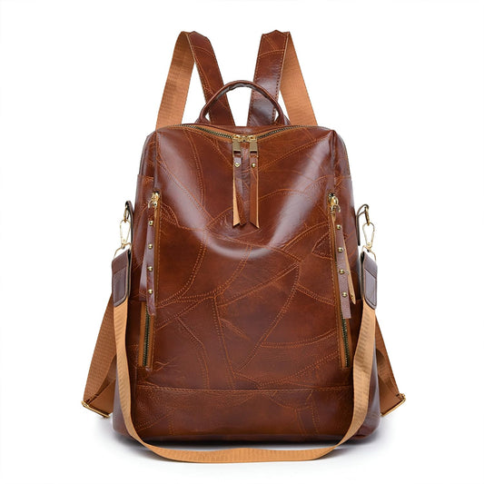 SYGA Women Soft Plaid Backpack – Lightweight Travel Bag with Digging Outer Bag Design
