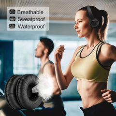 SYGA Earpads Replacement Ear Pads Ear Cushion Cover Compatible with JBL E55BT Over-Ear Wireless Headphones- Black