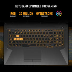 ASUS TUF Gaming A15, AMD Ryzen 7 7435HS Gaming Laptop(NVIDIA RTX 3050-4GB/60W TGP/16GB RAM/512GB SSD/FHD/15.6"/144Hz/RGB KB/48WHr/Windows 11//Graphite Black/2.30 Kg) FA506NCR-HN054W