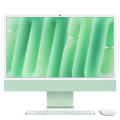 Apple 2024 iMac All-in-One Desktop Computer with M4 chip with 8-core CPU and 8-core GPU: Built for Apple Intelligence, 60.96 cm (24â€³) Retina Display, 16GB Unified Memory, 256GB SSD Storage; Green