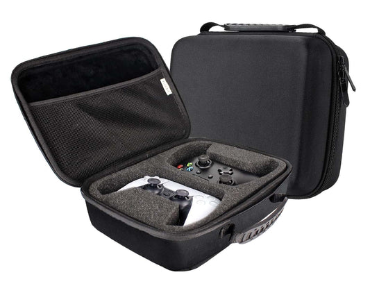 SYGA Game Controller Storage Remote Case for PS5, Carrying Travel Protective Case for Play Station 5 Protective case (ProtectiveCase-DoubleHandleBlack) [Video Game]