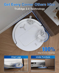ECOVACS Deebot T50 PRO Omni 2 In 1 Robot Vacuum Cleaner & Mop,2025 Launch,15000 Pa Suction,6400 Mah Battery,8.1Cm Ultra-Thin,Zerotangle 2.0,AIVI 3.0 Obstacle Avoidance,Auto Wash/Dry/Refill,320 Mins