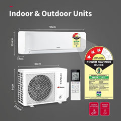 Hitachi 2 Ton Class 3 Star Xpandable+ Inverter Split AC (100% Copper, 4-Way Swing, ice Clean, Dust Filter, 3400SXL RAS.D322PCBIBS, White)