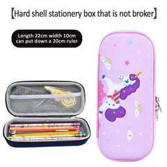 SYGA Children's Universe Space and Astronaut Pencil Case Pouch Portable Multifunction Pen Case with Compartments for Boys & Girls (Dark Blue)