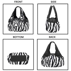 SYGA Women's Printed PU Leather Hobo Bag, Multiple Colors and Patterns, Crossbody Shoulder(ZEBRA PRINT)