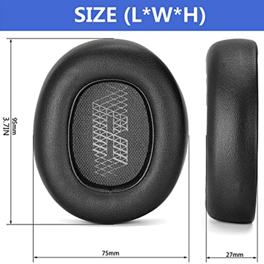 SYGA Earpads Replacement Ear Pads Ear Cushion Cover Compatible with JBL E55BT Over-Ear Wireless Headphones- Black