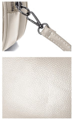 SYGA Women Small Bag Cross-Border Foreign Diamond Shoulder Bag(White)