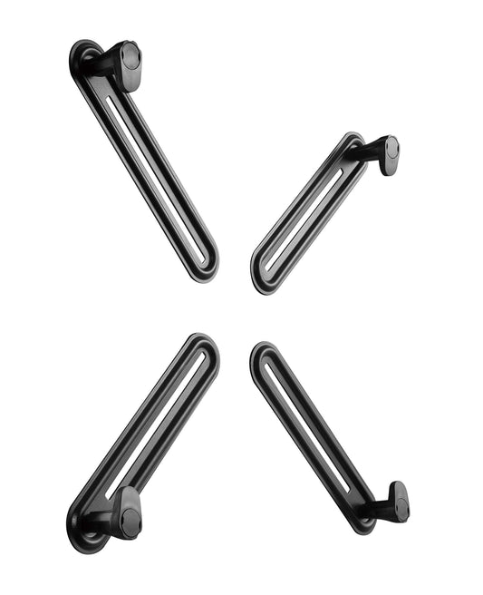 Jin Office Four-ARM Monitor Adapter KIT for Non-VESA Monitor and CAN Mount Any Monitor Without Screw Holes| ONLY VESA Adapter| Does NOT Included Monitor Mount Stand