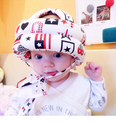 SYGA 1 Piece Infant, Toddler & Baby Child Helmet Head Protector Cushion Bonnet_Blue Star